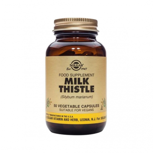 Solgar Milk Thistle Συμπλήρωμα Διατροφής Γαϊδουράγκαθου για Ενδυνάμωση & Προστασία του Ήπατος 50 κάψουλες